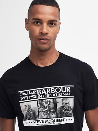 Barbour International Charge Steve McQueen T-Shirt, Black