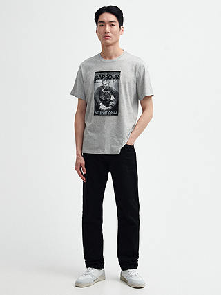 Barbour International Mount T-Shirt, Grey Marl
