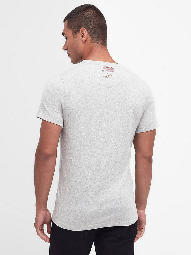 Barbour International Strike T-Shirt, Grey Marl