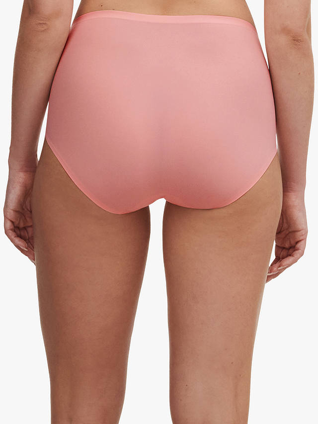 Chantelle Soft Stretch High Waisted Knickers, Candlelight Peach