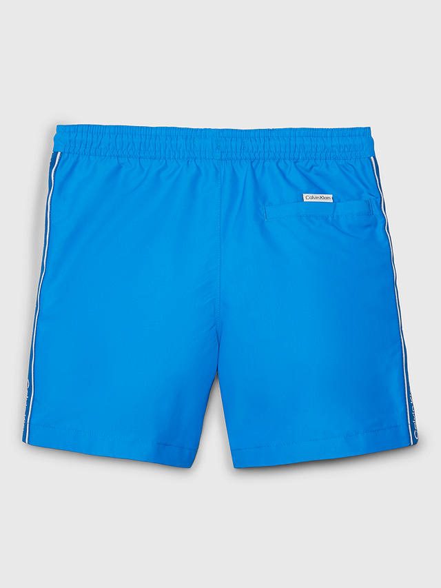 Calvin Klein Kids' Logo Swim Shorts, Ocean Hue