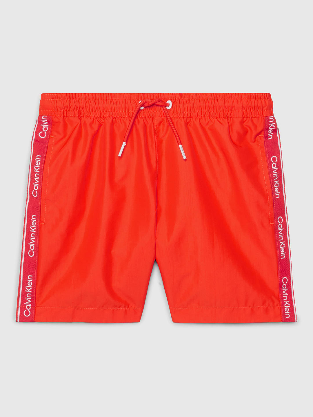 Calvin Klein Kids' Logo Swim Shorts, Acid Orange