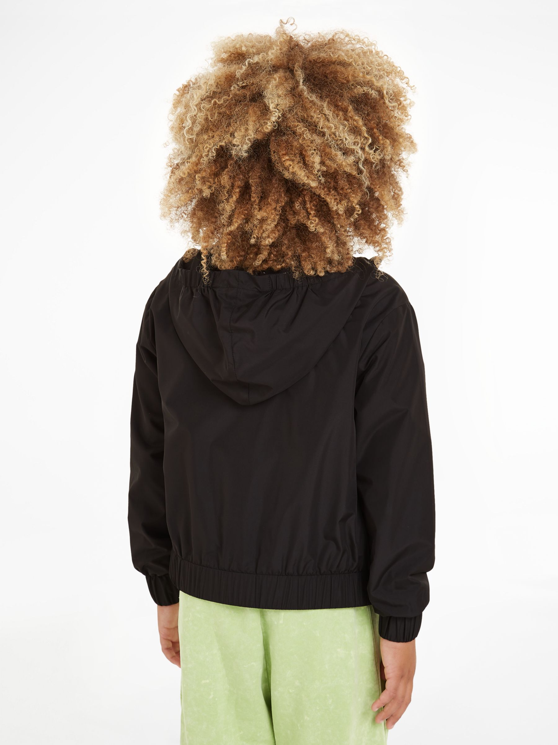 Calvin Klein Kids' Windbreaker Jacket, Black, 10 years