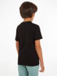 Calvin Klein Kids' Logo Short Sleeve T-Shirt, Black