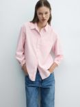 Mango Cotton Shirt, Pastel Pink