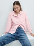 Mango Cotton Shirt, Pastel Pink