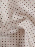 Reiss Vecchia Polka Dot Print Silk Handkerchief