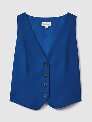 FLORERE Tailored Waistcoat, Bright Blue