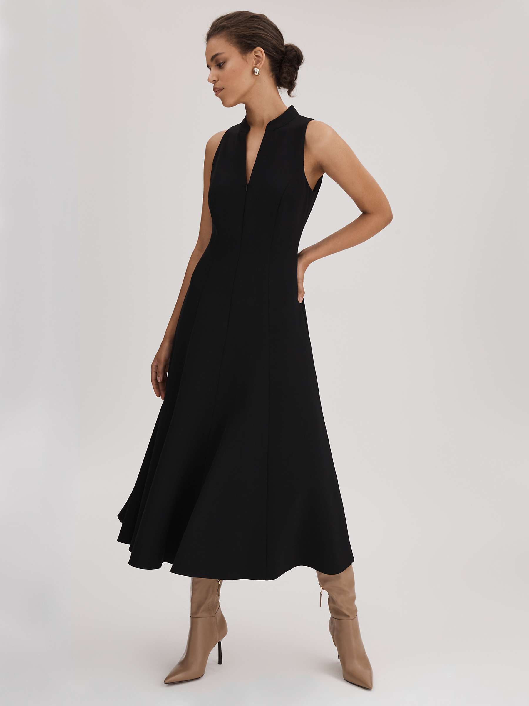Buy FLORERE Zip Front Midi Dress Online at johnlewis.com