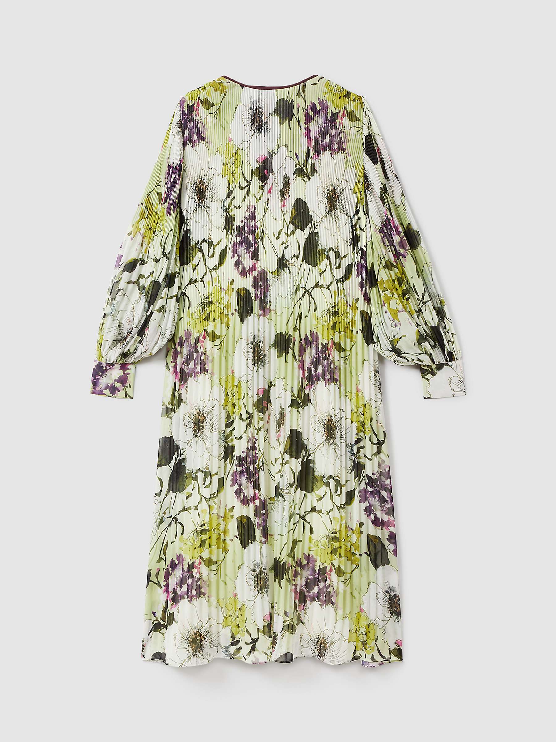 Buy FLORERE Pleated Maxi Dress, Multi Online at johnlewis.com