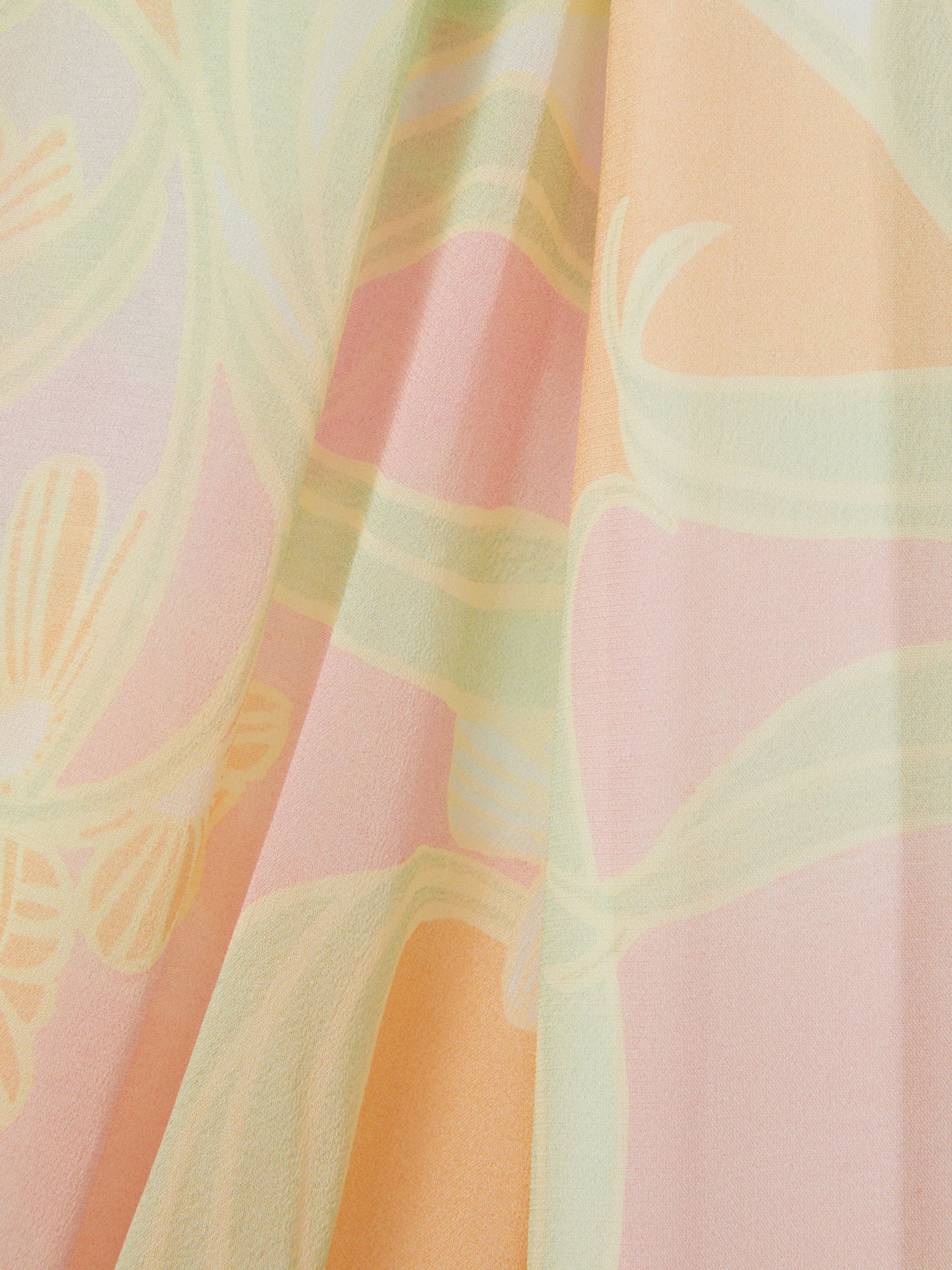 FLORERE Asymmetrical Maxi Dress, Multi, 8