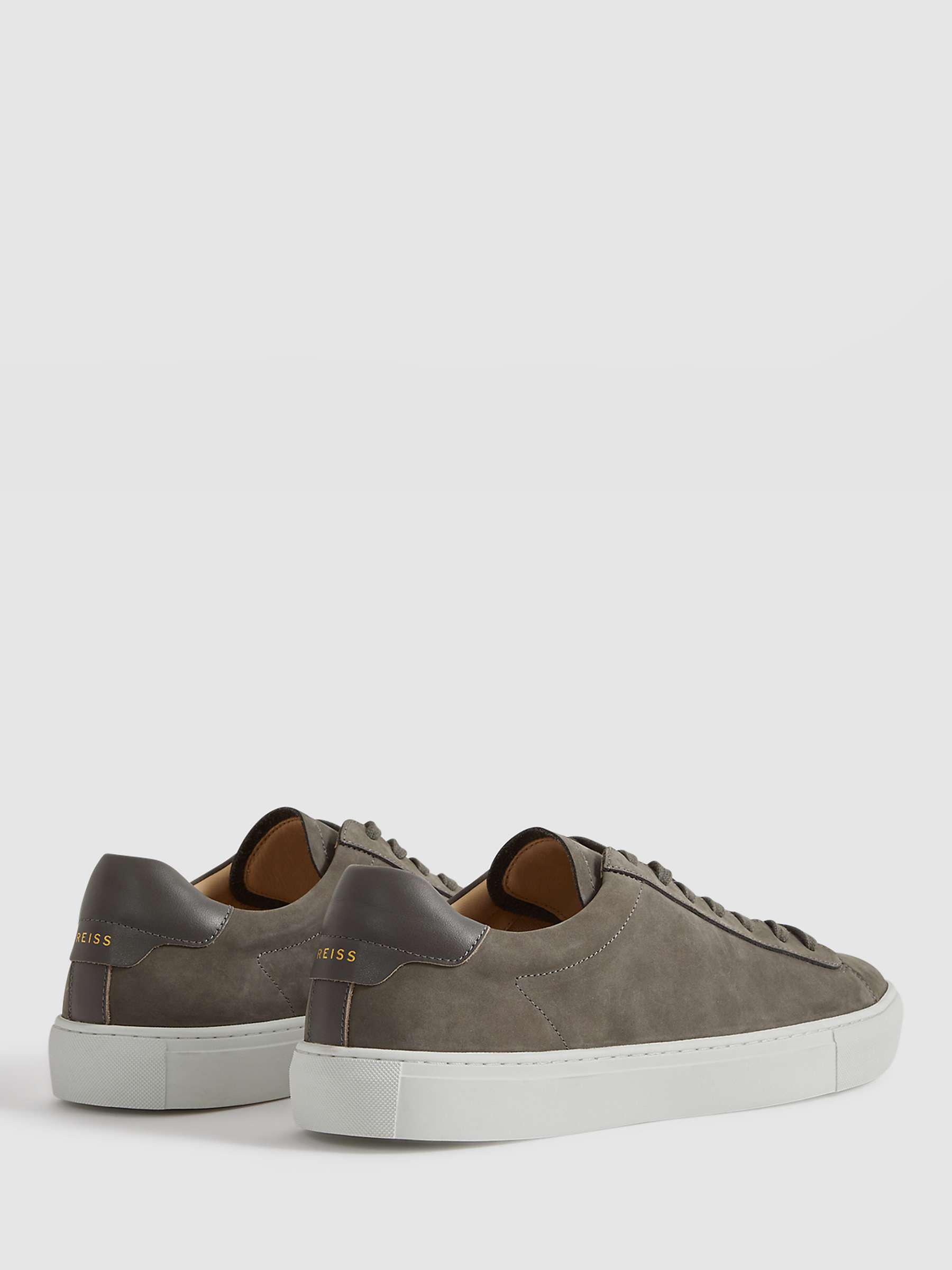 Buy Reiss Finley Leather Trainers Online at johnlewis.com