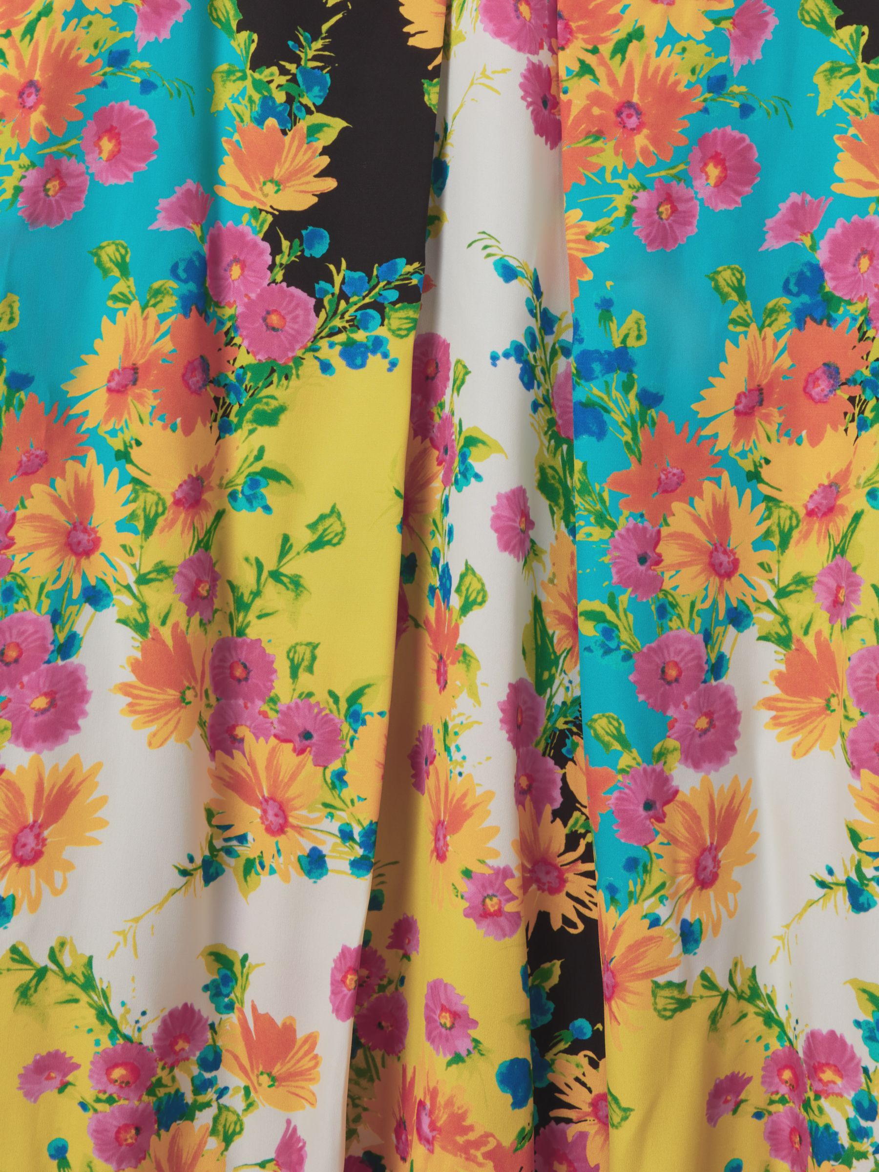 Buy FLORERE Floral V-neck Maxi Dress, Multi Online at johnlewis.com