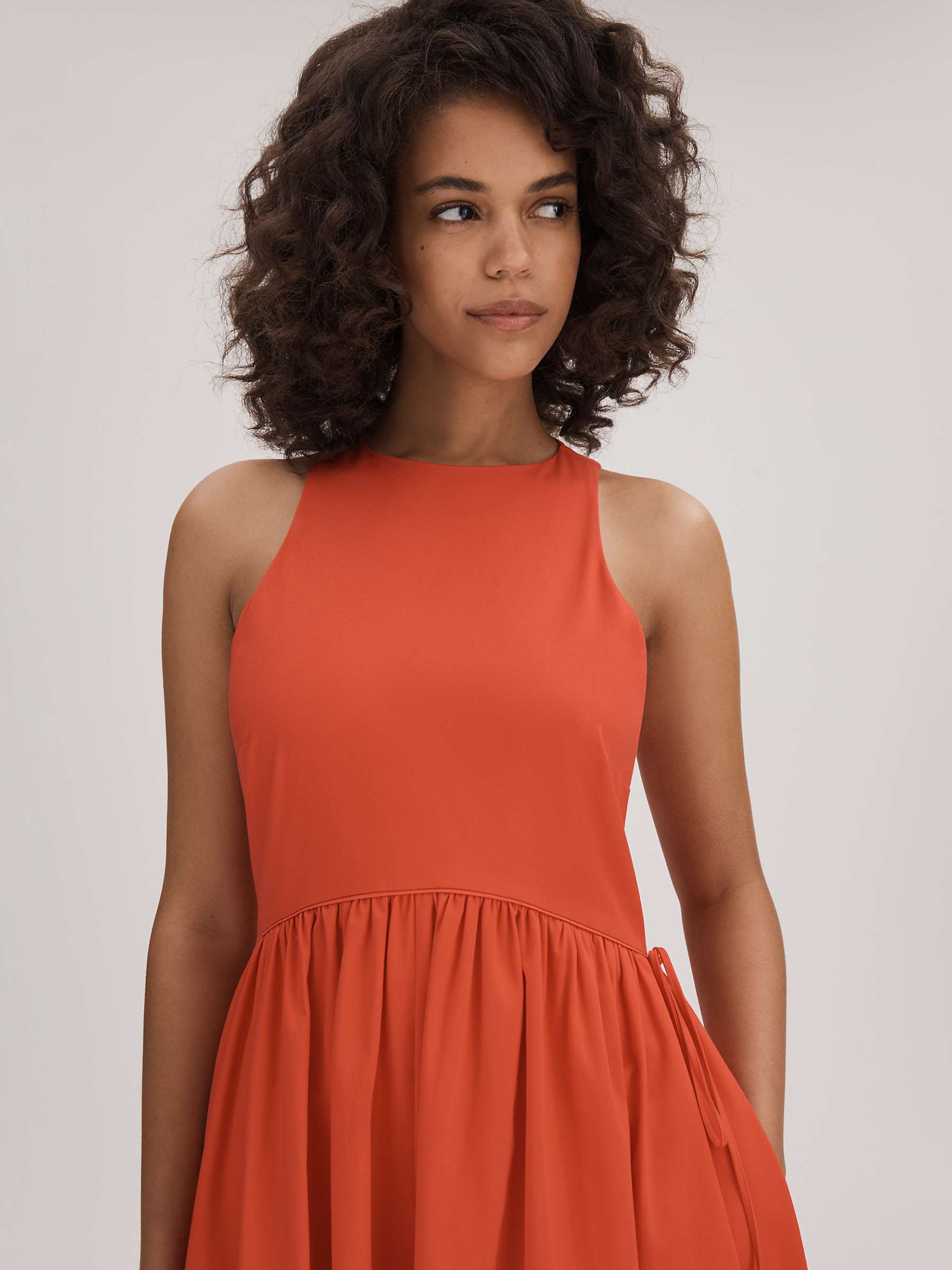 Buy FLORERE Full Skirt Cotton Blend Dress Online at johnlewis.com