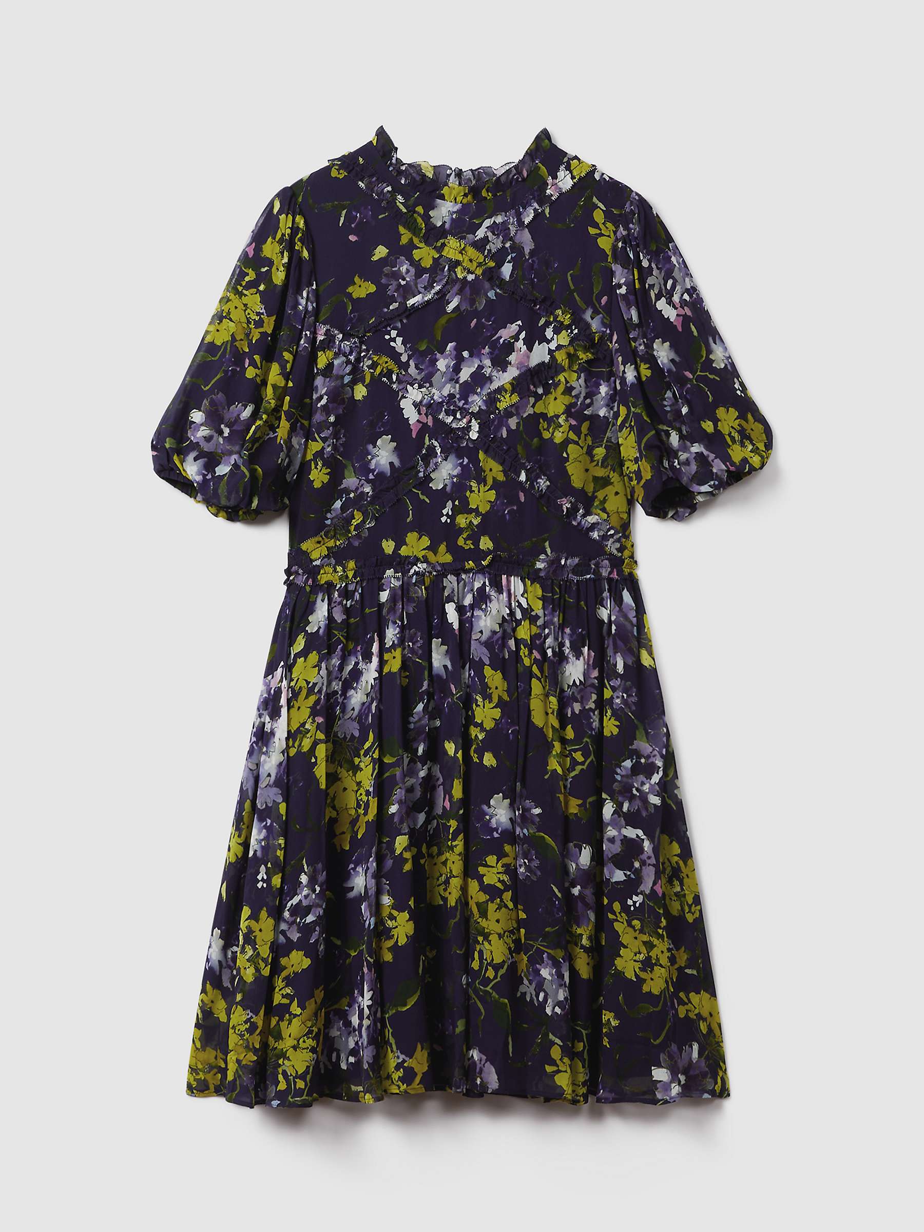 Buy FLORERE Puff Sleeve Mini Dress Online at johnlewis.com