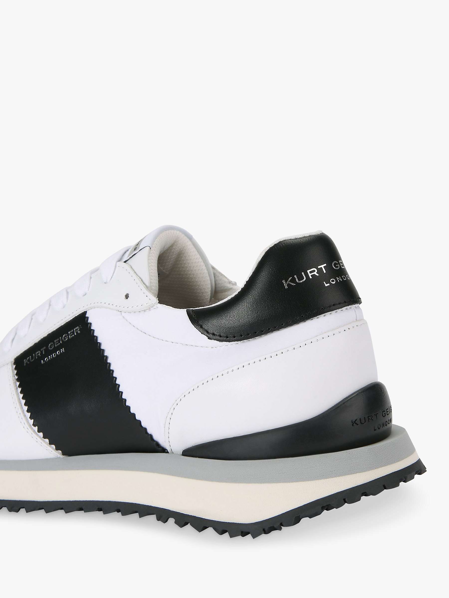 Buy Kurt Geiger London Diego Leather Trainers Online at johnlewis.com