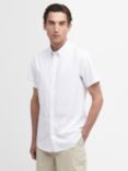 Barbour Cotton Short Sleeve Tailored Shirt, White