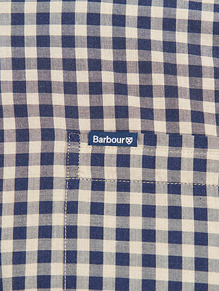 Barbour Merryton Gingham Tailored Shirt, Stone