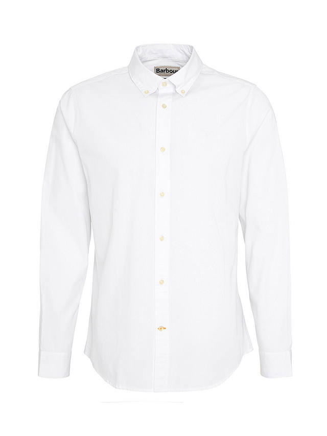 Barbour Crest Poplin Shirt, White