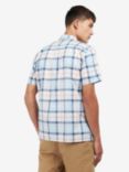 Barbour Gordon Tartan Short Sleeve Shirt, Pink Salt