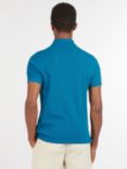 Barbour Short Sleeve Logo Polo Shirt, Lyons Blue