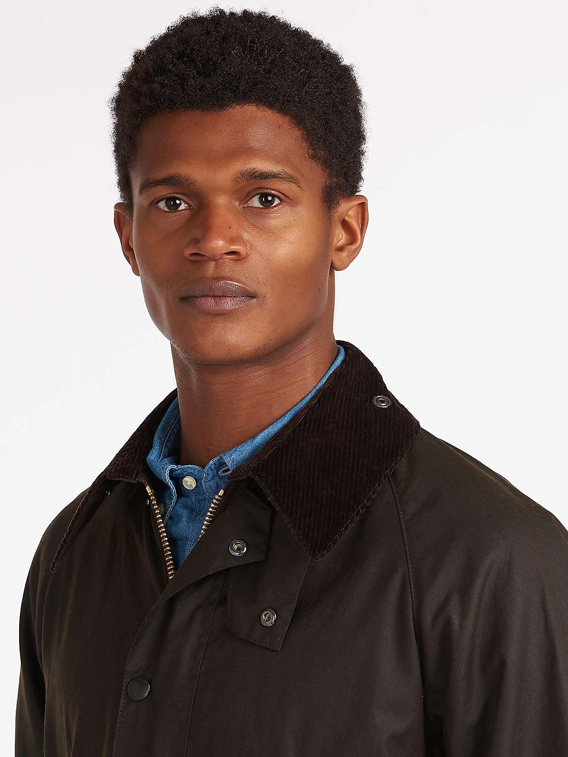Buy Barbour Classic Bedale Wax Jacket, Olive Online at johnlewis.com