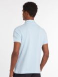 Barbour Short Sleeve Sports Polo Shirt, Sky