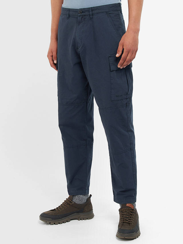 Barbour Essential Ripstop Cargo Trousers, Navy