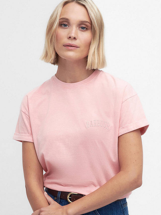 Barbour Sandgate T-Shirt, Shell Pink