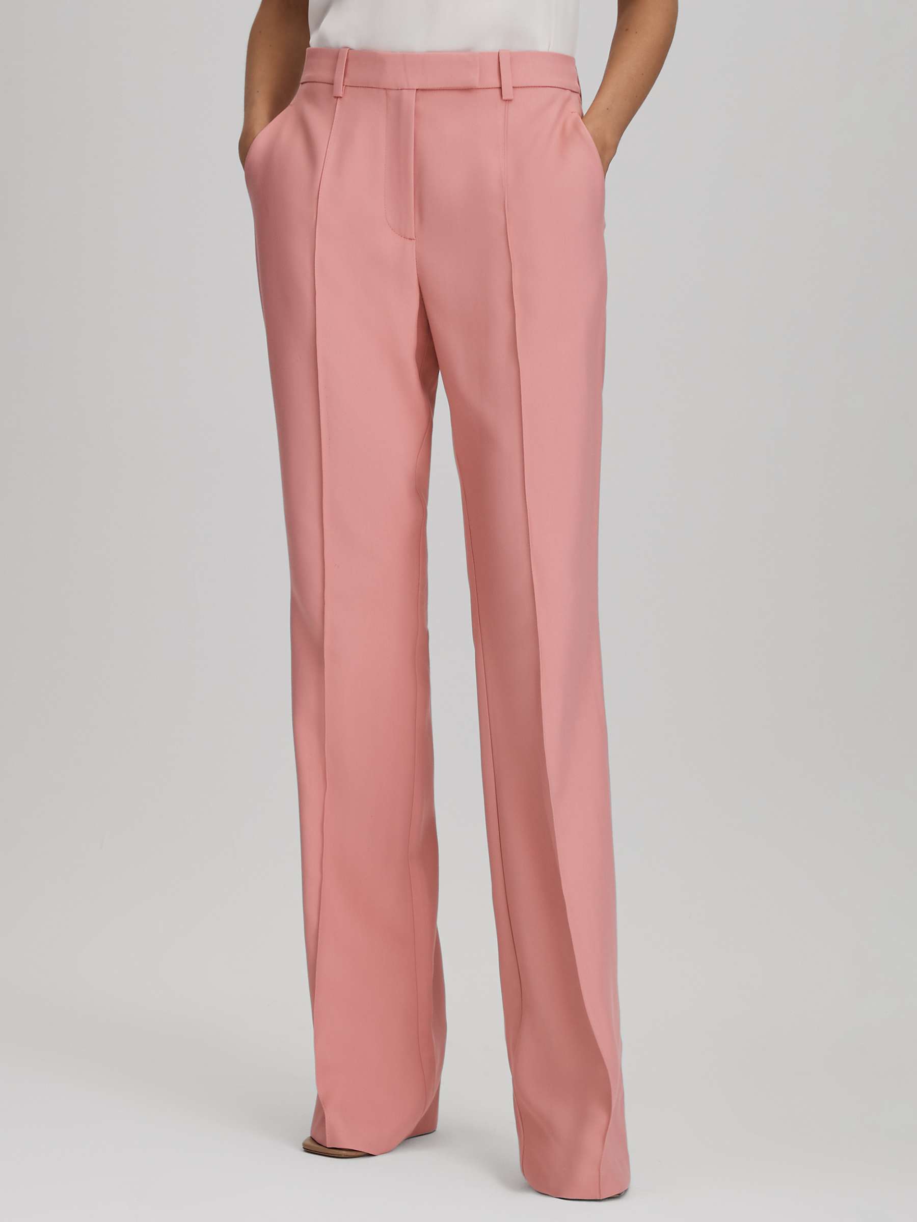 Buy Reiss Petite Millie Flared Tailored Trousers Online at johnlewis.com