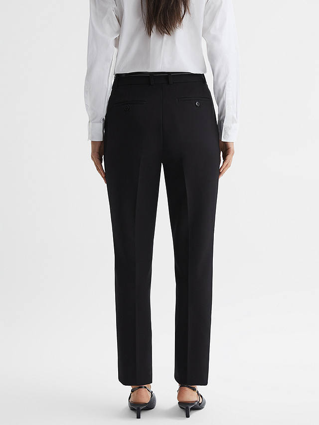 Reiss Petite Gabi Slim Fit Suit Trousers, Black