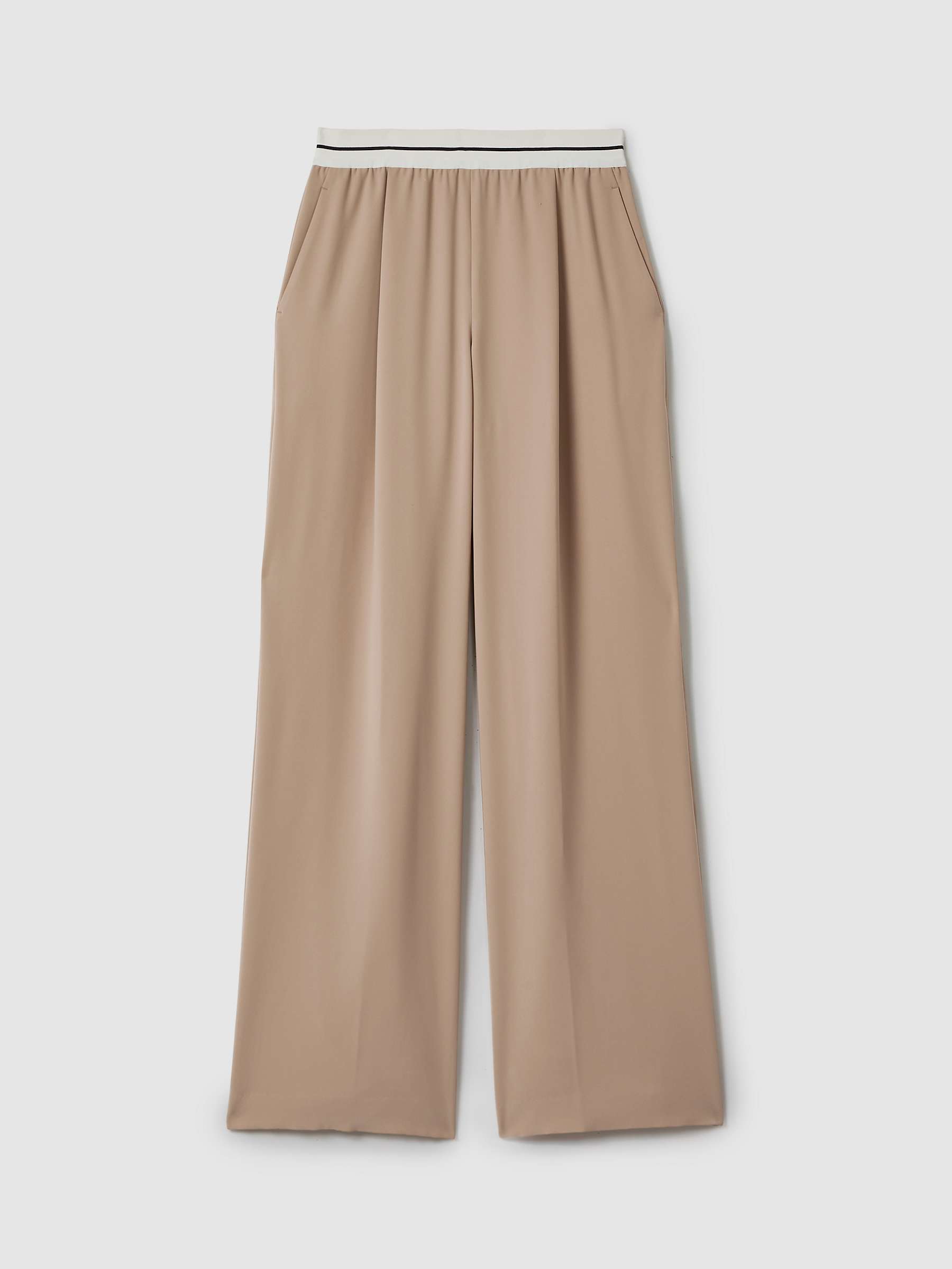 Buy Reiss Petite Abigail Stripe Waistband Trousers Online at johnlewis.com