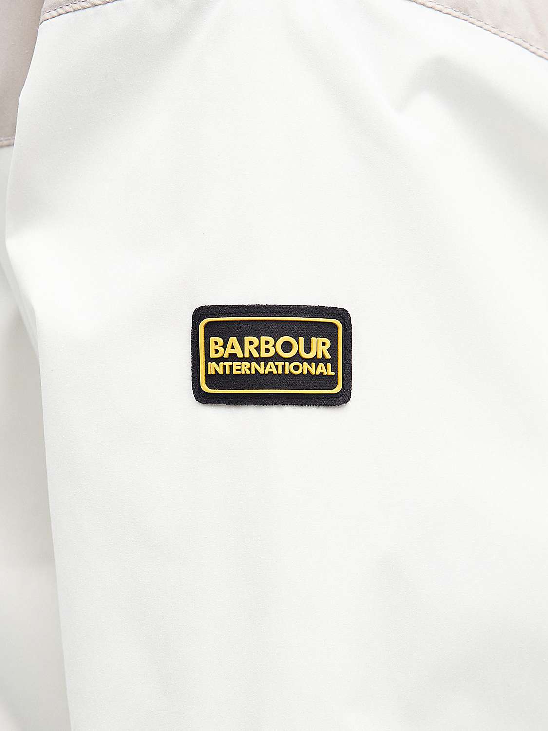 Buy Barbour International Wyton Showerproof Jacket, Macaroon Oat Online at johnlewis.com