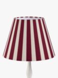 John Lewis Bold Stripe Lampshade, 25cm, Red