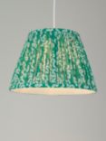 John Lewis Else Floral Pleat Lampshade, Jadeite