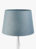 John Lewis Sophia Linen Empire Tapered Lampshade, Lake Blue