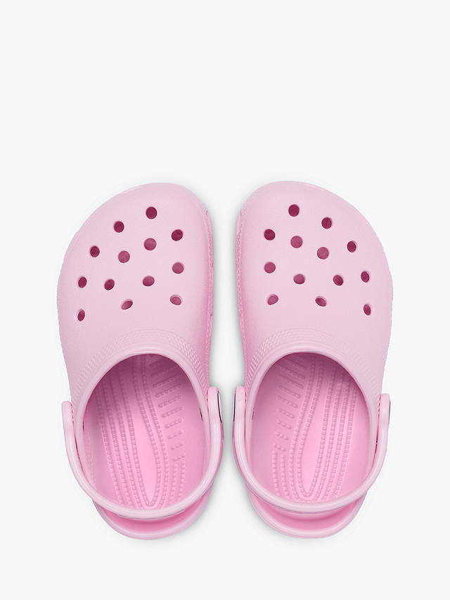 Crocs Kids' Classic Croc Clogs, Bubblegum Pink