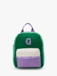 Small Stuff Kids' Initial Colour Block Backpack, Multi