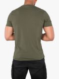 Alpha Industries Small Logo Basic T-Shirt, Dark Olive