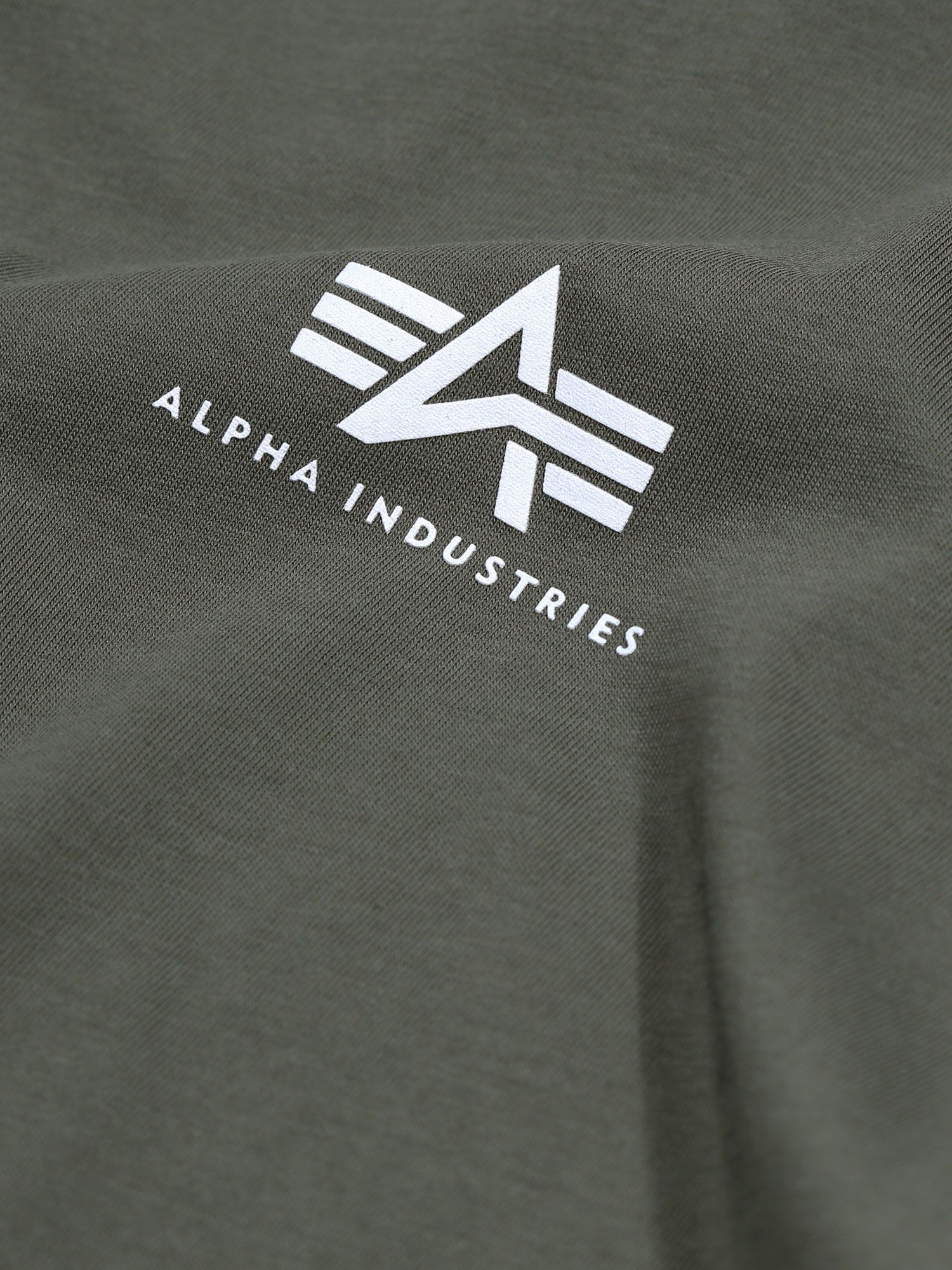 Alpha Industries Small Logo Basic T-Shirt, Dark Olive, S