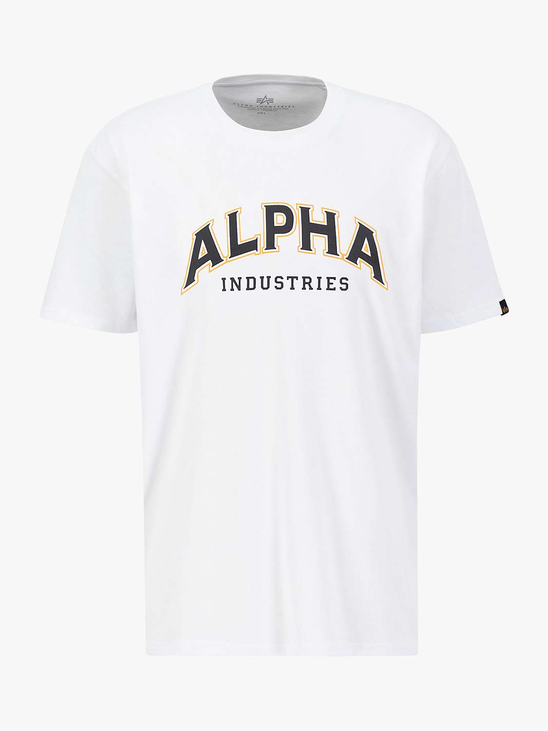 Buy Alpha Industries College Logo Crew Neck T-Shirt Online at johnlewis.com