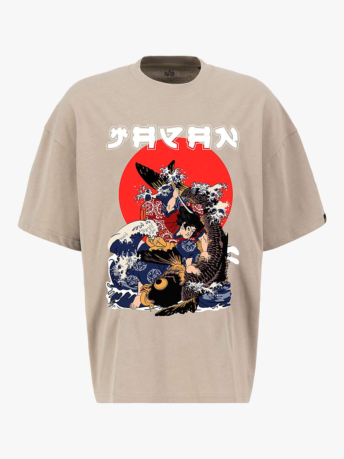 Buy Alpha Industries Japan Warrior T-Shirt Online at johnlewis.com