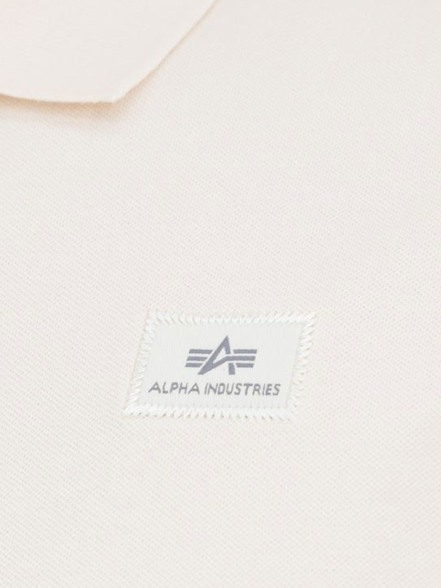 Alpha Industries X-Fit Polo Shirt, 578 Jet Stream White, S