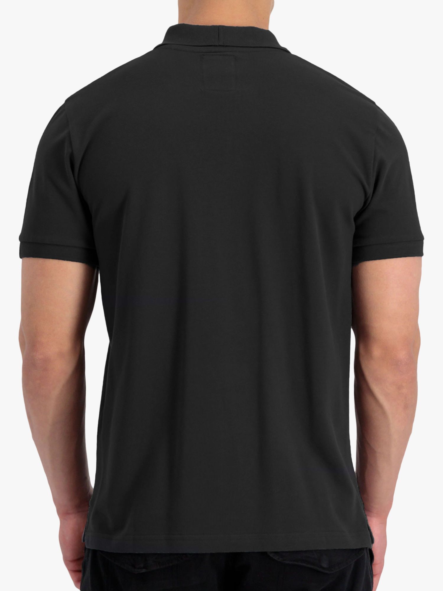 Alpha Industries X-Fit Polo Shirt, 03 Black, S