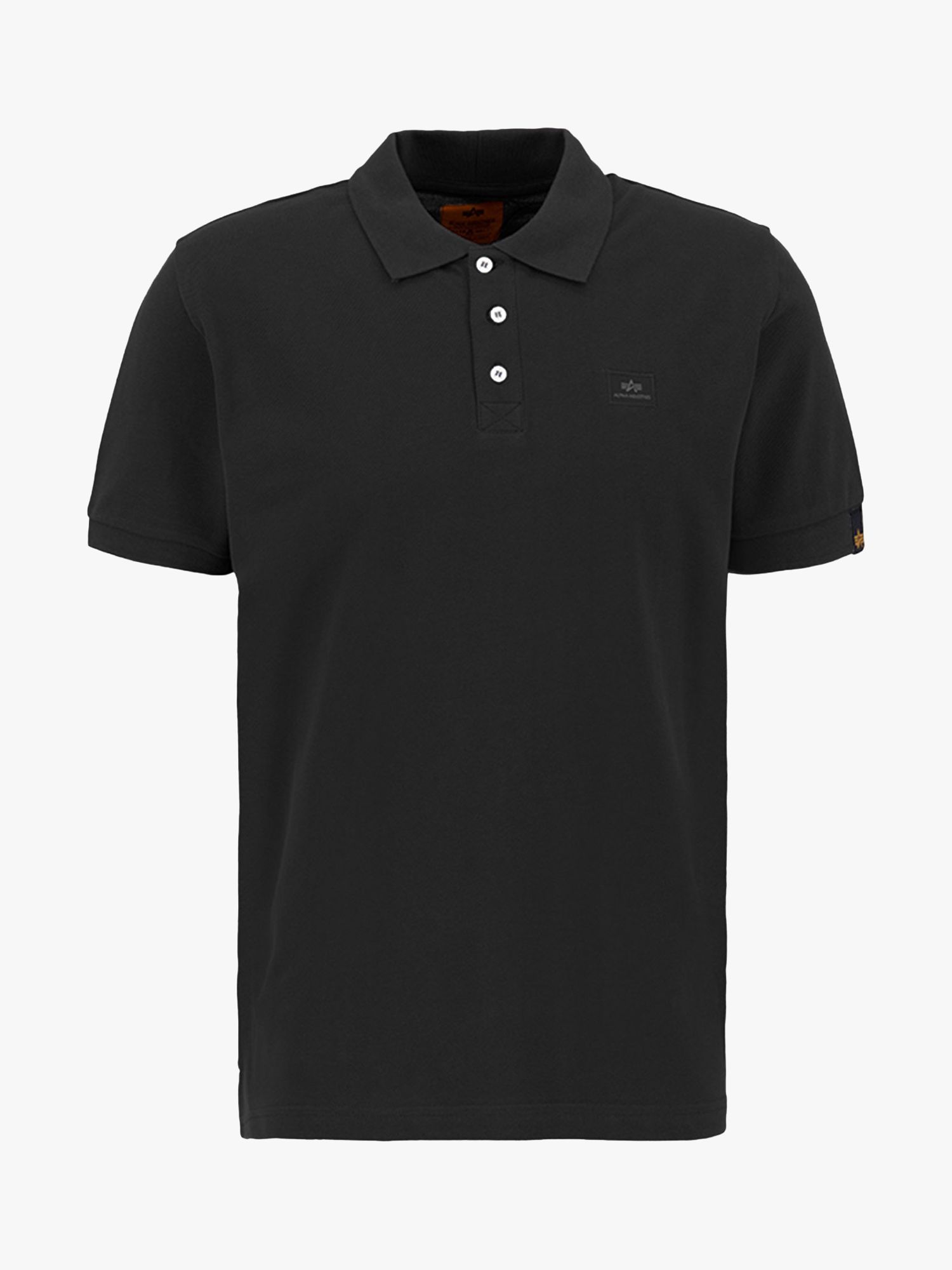 Alpha Industries X-Fit Polo Shirt, 03 Black, S