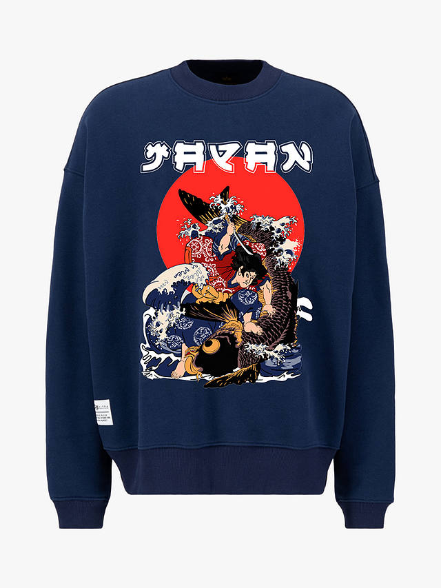 Alpha Industries Japan Warrior Sweatshirt, Ultra Navy
