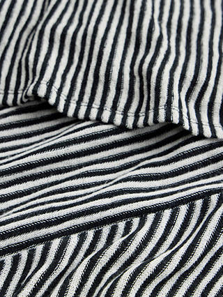Mint Velvet Striped Two Part Sleeveless Top & Maxi Skirt Set, Black/White