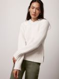 Mint Velvet Utility Knit Jumper, Ivory