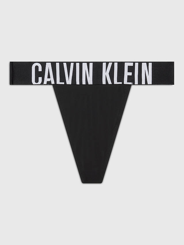 Calvin Klein High Leg Thong, Black