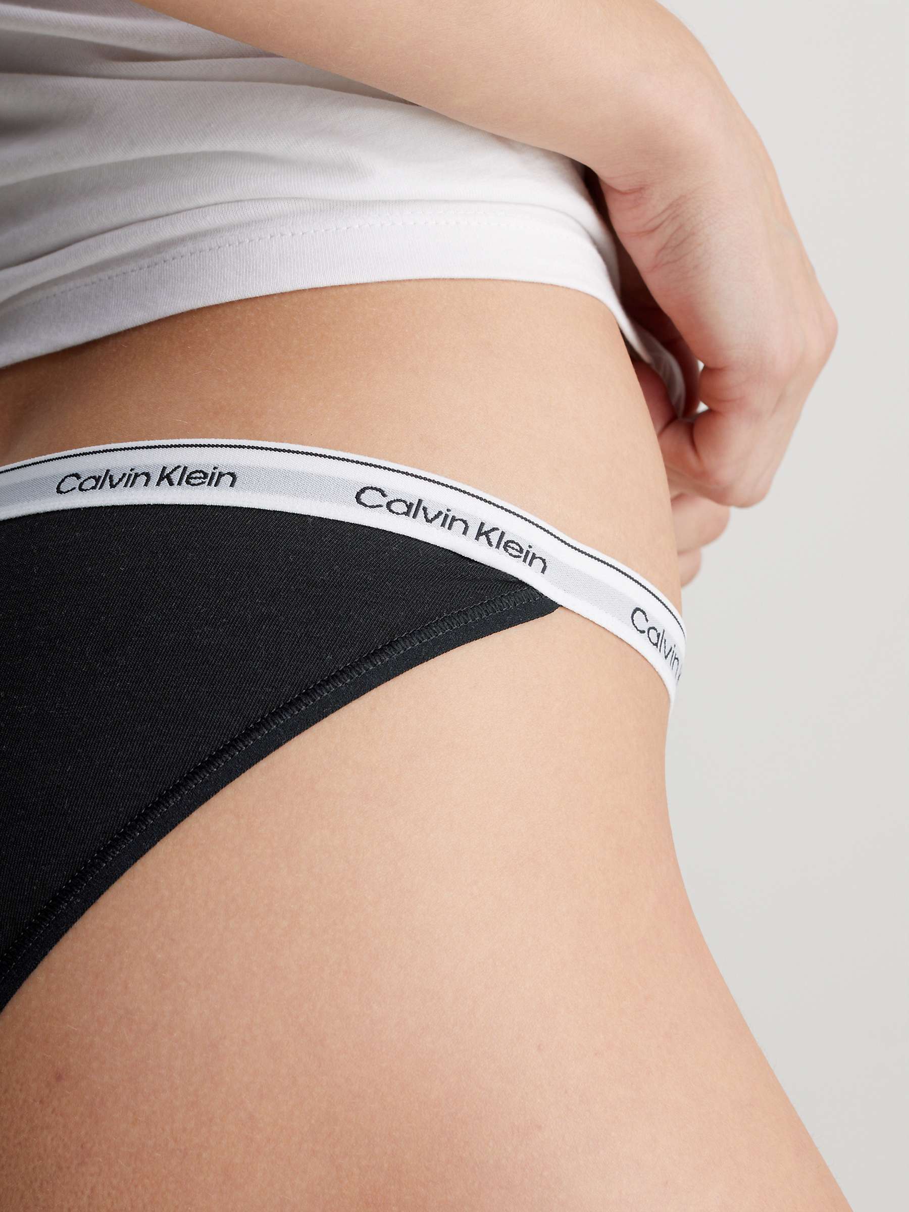Buy Calvin Klein Modern Logo Bikini Knickers Online at johnlewis.com